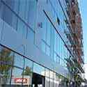glass and Alucobond panels