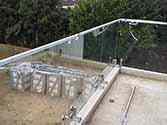 frameless glass balustrade installed on balcony