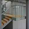 frameless glass balustrade on stairs