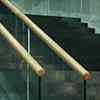 handrail from slotted wooden tube