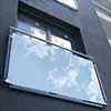 juliet balcony with stainless steel handrail and posts