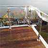 stainless steel glass balustrade on terrace