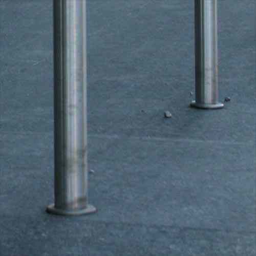 top mounting, base plate welded to post with cover cap put on top