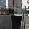 stainless steel wire balustrade on external stairs