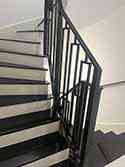steel balustrade on stairs