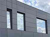facade cladding with Alucobond panels