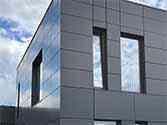 facade cladding with Alucobond panels