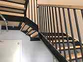 cheek stairs from painted steel
