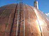 dome of copper sheets