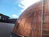 dome of copper sheets
