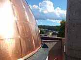 dome of copper sheets