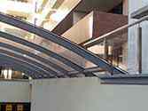 supporting structure from galvanized and painted steel profiles