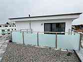 Stainless steel glass balustrade on terrace