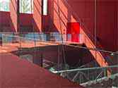 Frameless glass balustrade with stainless steel top rail